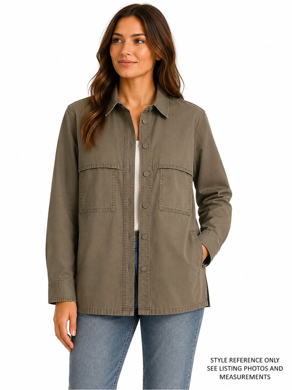 Filson Jac Shirt Women’s L Dark Tan Utility Shirt Jacket NWT